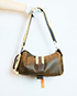 Shearling East West Handbag, back view